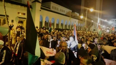 طنجة.. مسيرة حاشدة تنديدًا بالعدوان الإسرائيلي على غزة