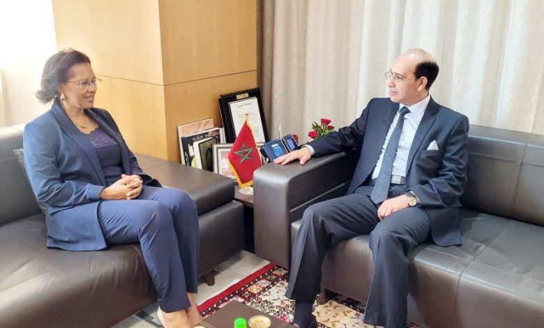 البلاوي يتباحث مع وزيرة العدل بجمهورية الرأس الأخضر