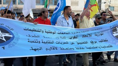 مسيرة احتجاجية حاشدة بالناظور تفضح التدهور الاجتماعي والاقتصادي بجهة الشرق