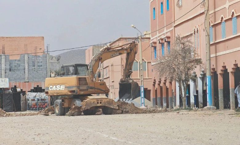 تيزنيت.. انطلاق تهيئة ساحة المسيرة الخضراء بمركز جماعة بونعمان