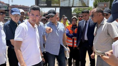 نزول مفاجئ للوالي بنشيخي لتفقد شوارع مراكش